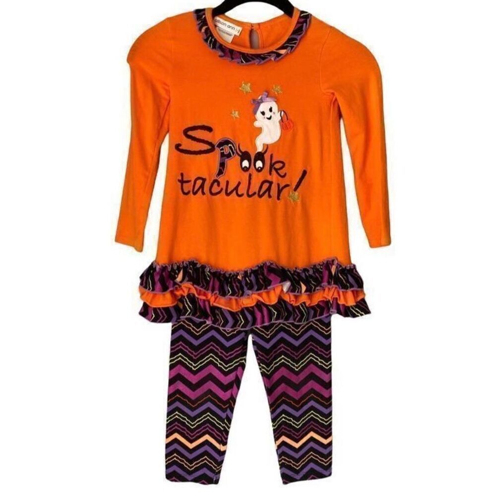 Allison Ann girls Halloween holiday Spooktacular two-piece outfit size 5 ￼￼ - Picture 2 of 6